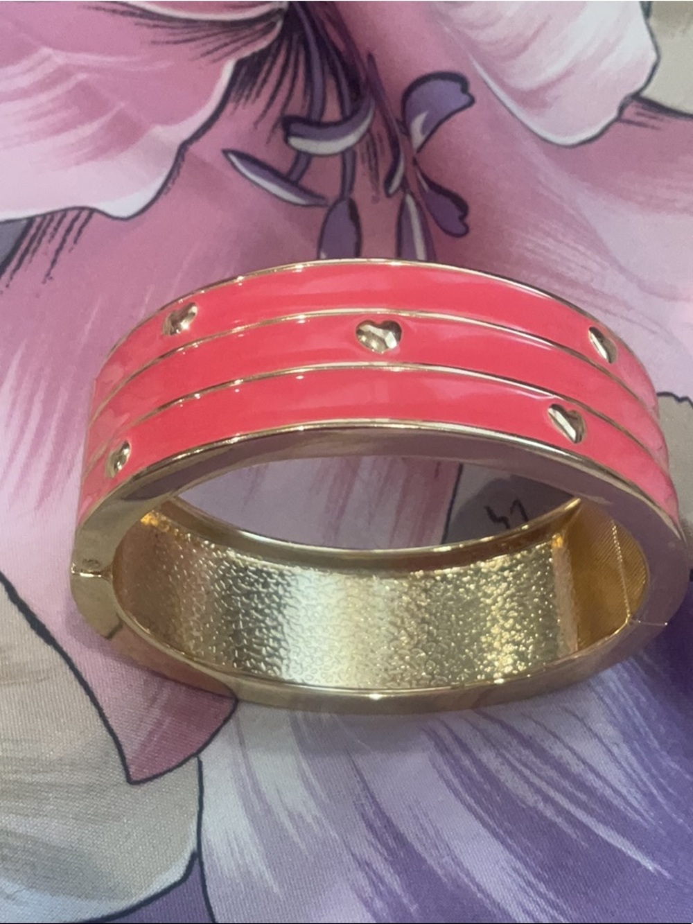 pink bangle bracelet